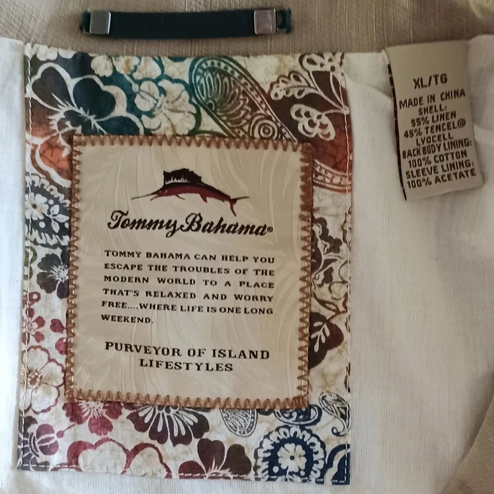 Tommy Bahama Taupe Linen Sport Coat